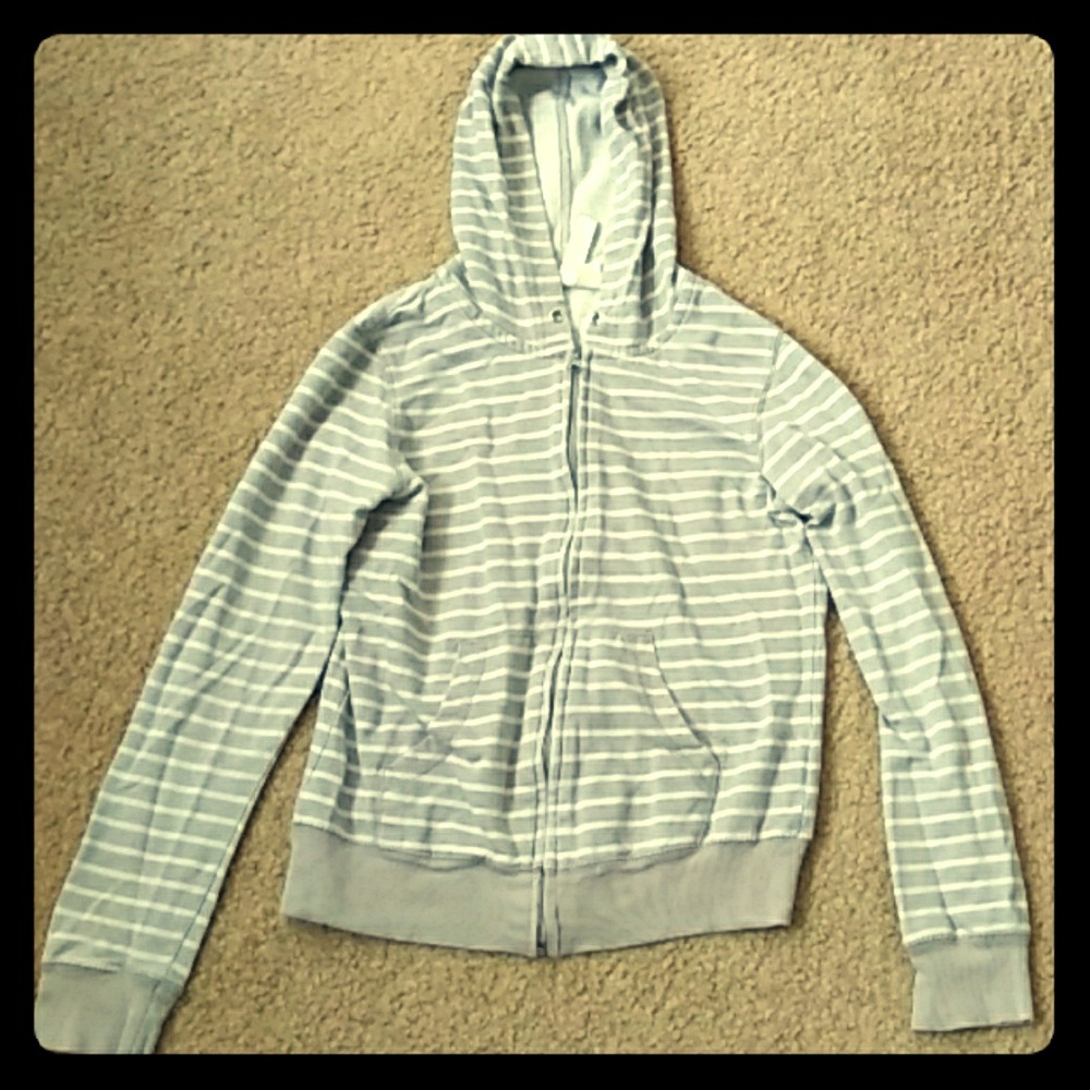Gray Striped Jacket